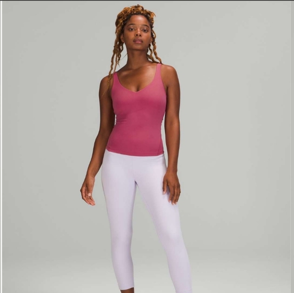 Lululemon Align Waist-Length Tank Top Pink Lychee - Picture 4 of 8
